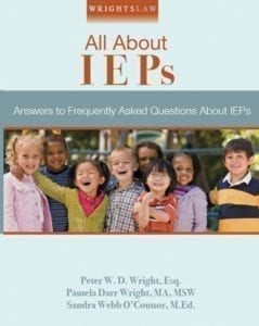 All About IEPS Wrightslaw Book